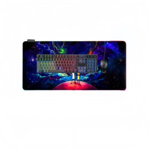 Night Sky Space Stars XXL RGB Mousepad