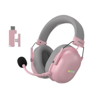 HQR-V6 Multi-Mode Wireless Headset with PU Leather Finish
